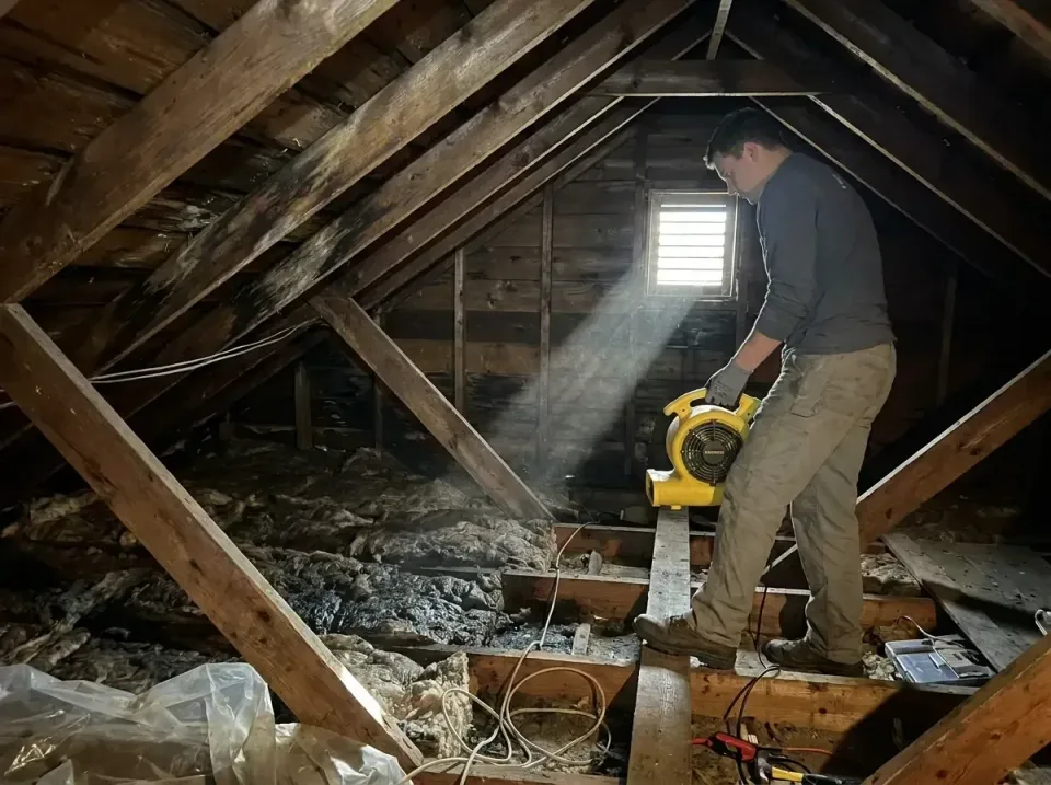 attic-water-damage-drying-proc-007 — frequently asked questions, Emergency Water Extraction & 24/7 Flood Response in Runneme…